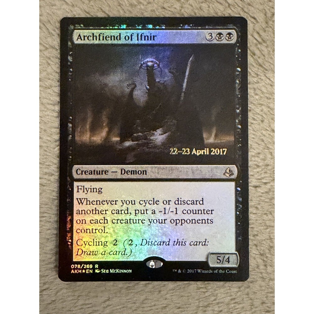 Archfiend of Ifnir Prerelease Cards Foil